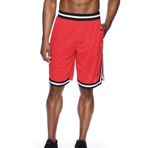 Mens Large Sideline Basketball Shorts NEW Activewear Gym Shorts And1 Red